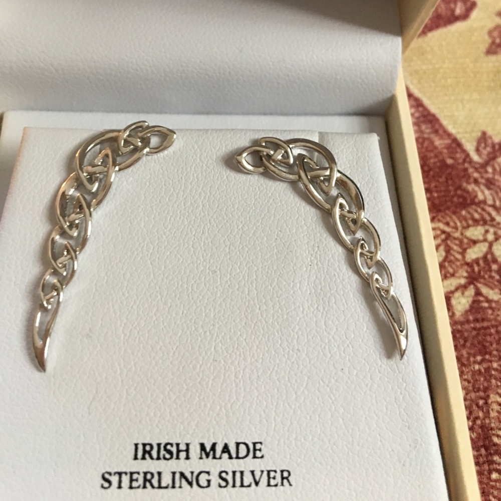 Sterling silver earrings. Never worn. NIB.